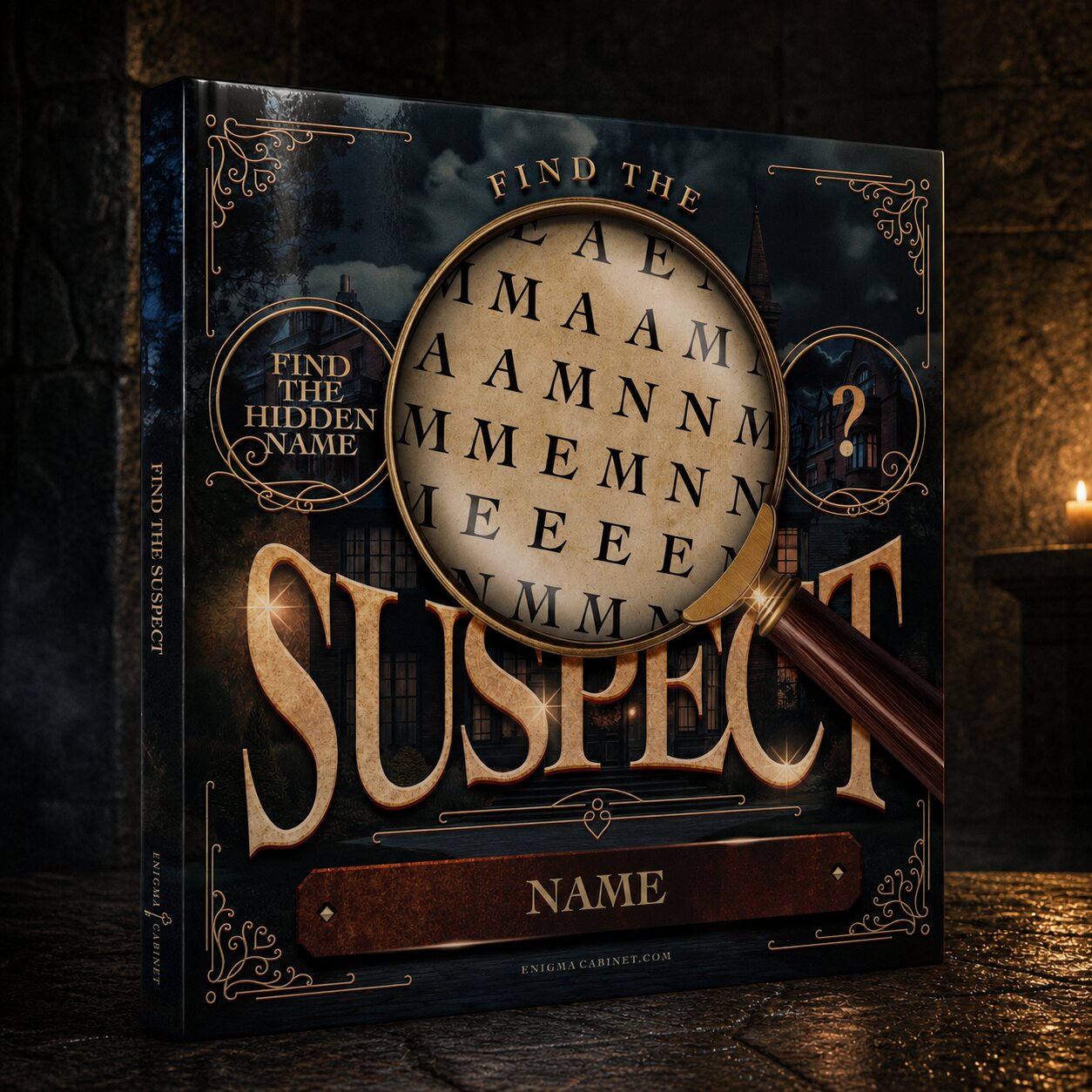 Find The Suspect book cover and spine