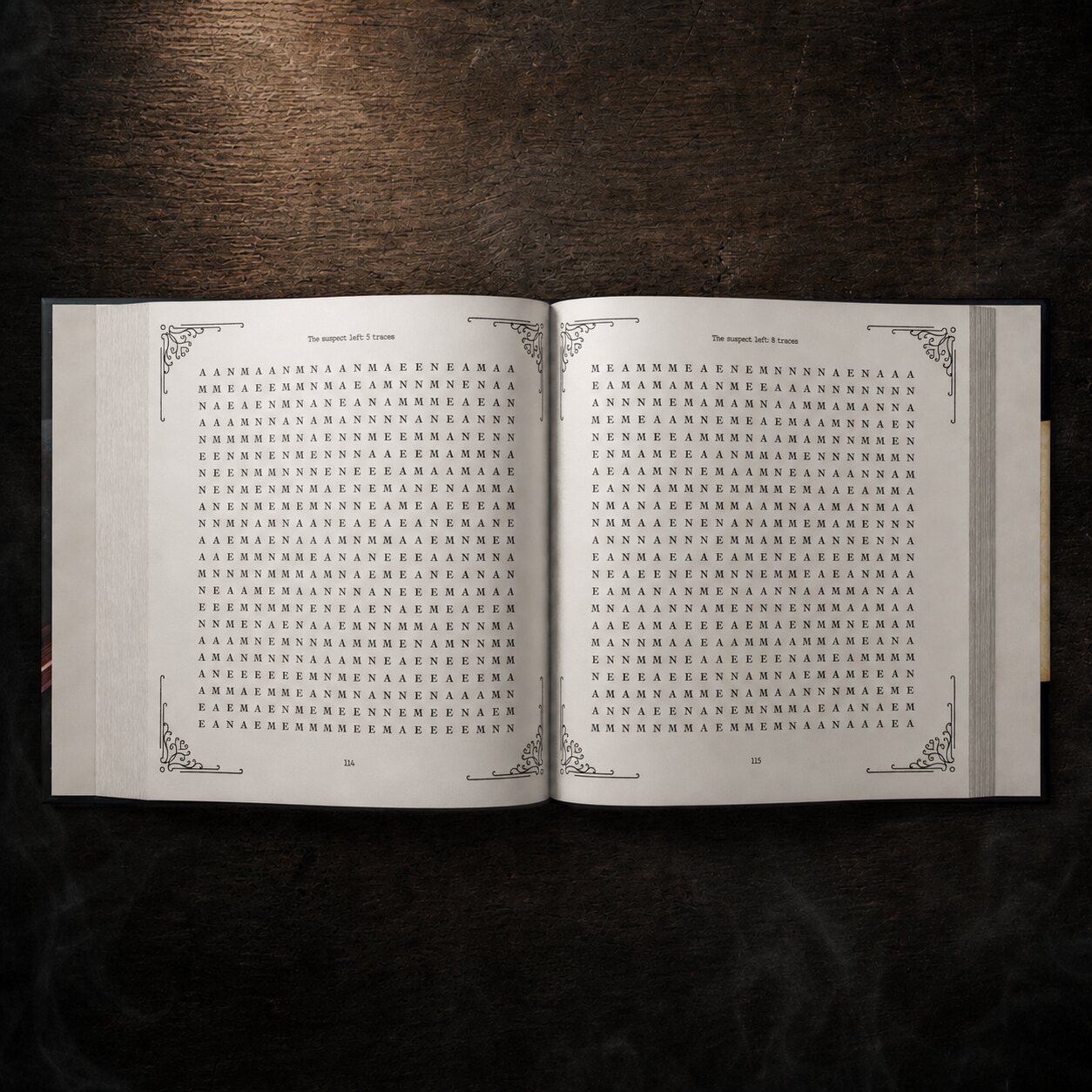 Open Find The Suspect puzzle book
