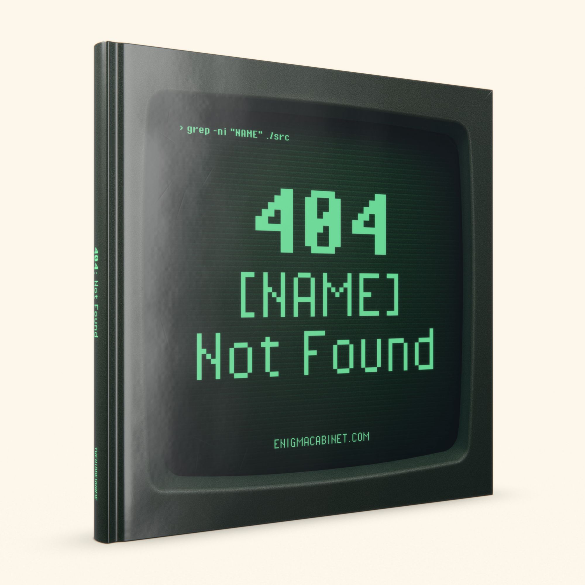 Personalized puzzle book: 404 Not Found